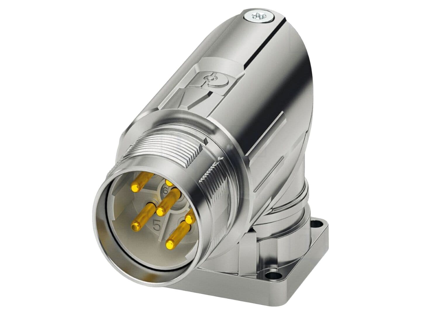 Conector M23 PRO - Soclu Crimpat 30A, IP68, 6 Pini