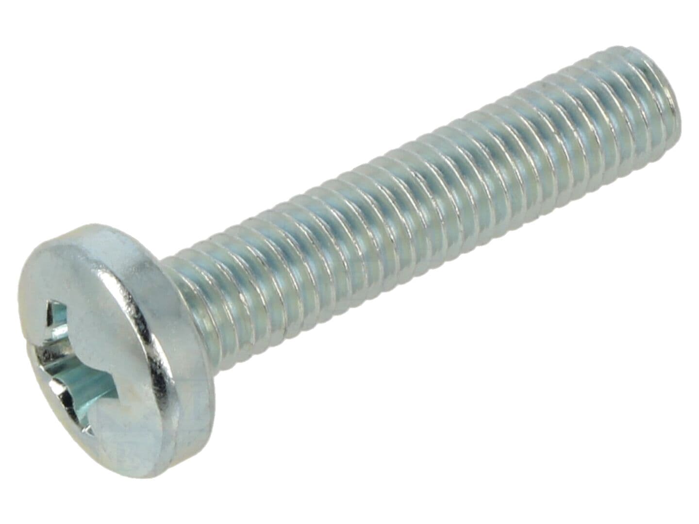 Şurub M8x40 cu cap rotund Phillips PH4 - Oţel zincat