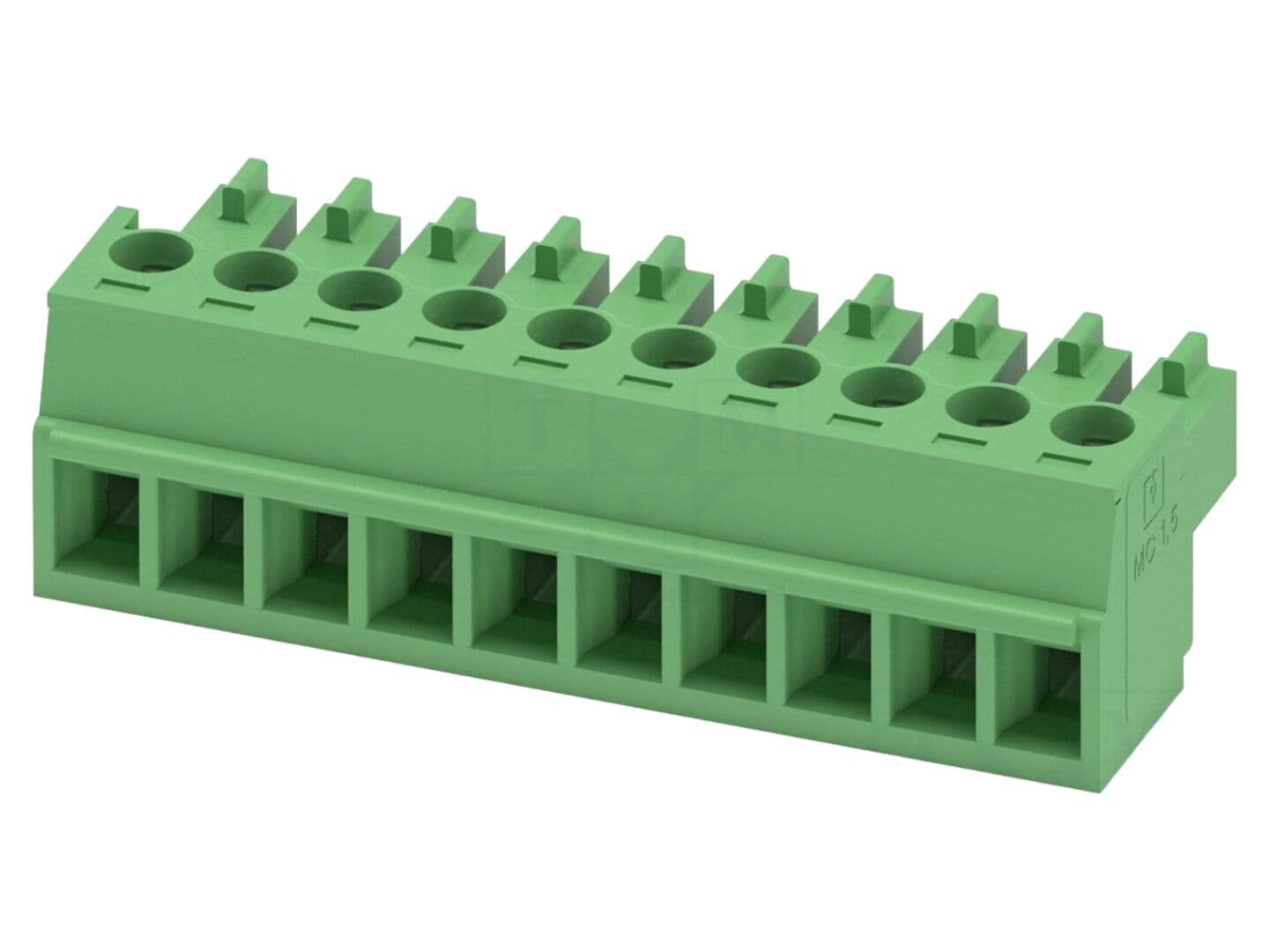 Conector regletă de conexiuni deconectabilă COMBICON S - 10 pini, 8A