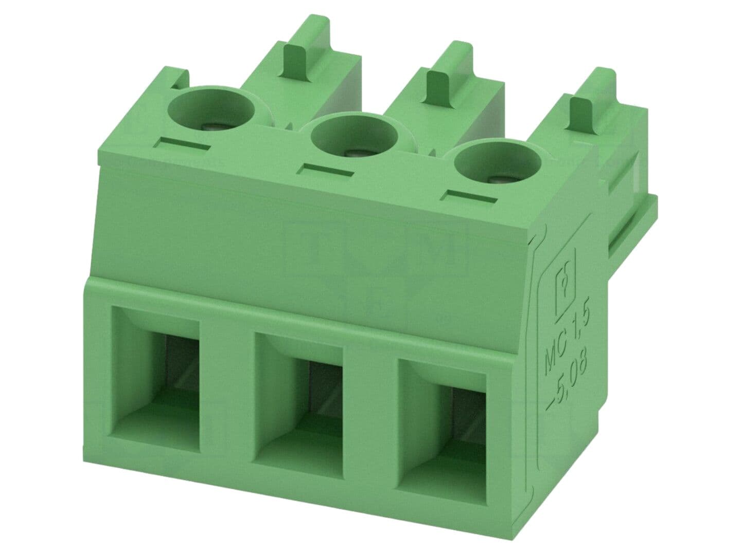 Regletă de conexiuni deconectabilă 3 pini, pas 5,08 mm