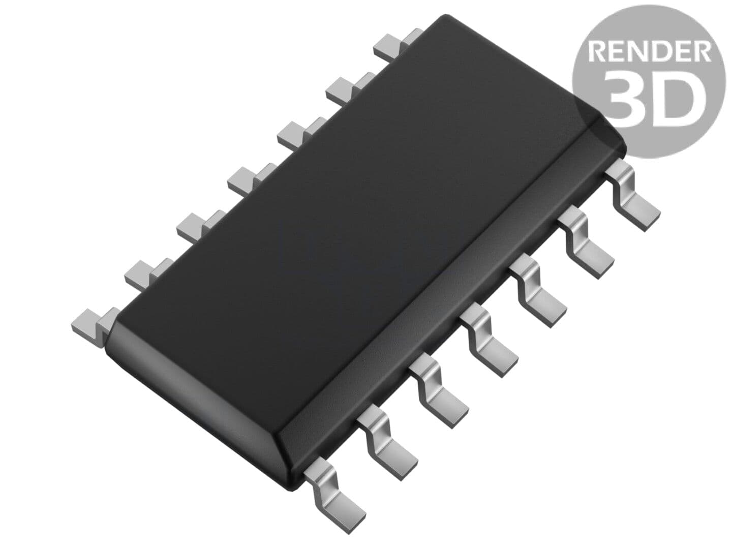 IC Digital NOR 4 Canale CMOS SO14 2-6V DC - ONSEMI