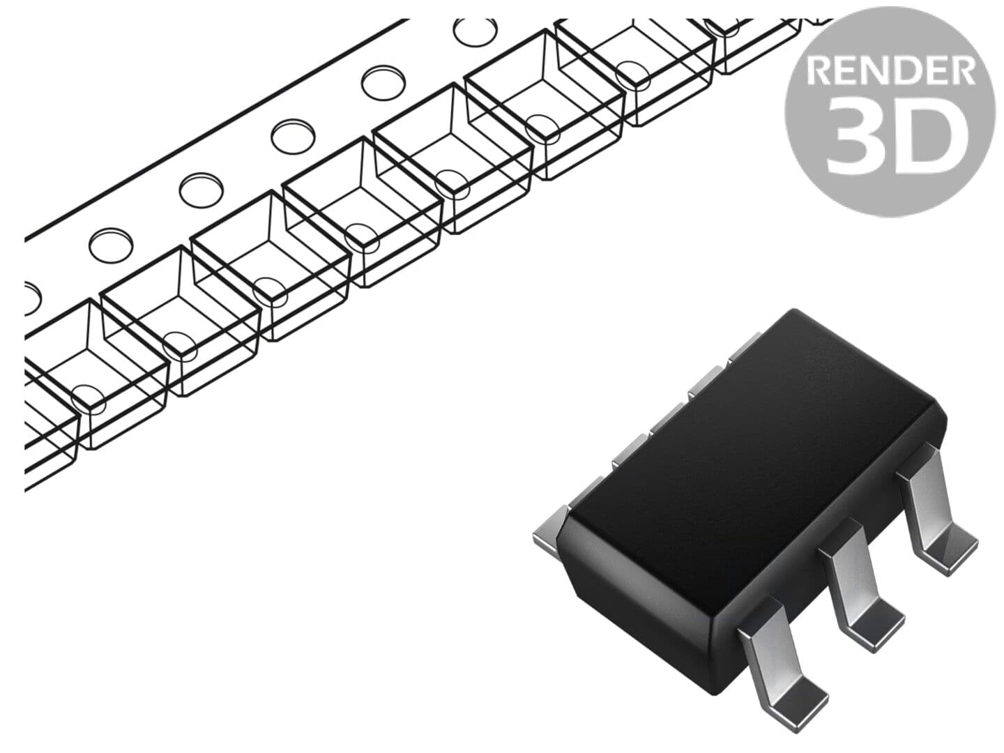 Convertor DC/DC Microchip MCP14T0517BT-E/CHVAO 3-5,5V 1,7A SOT23-6 450kHz SMD