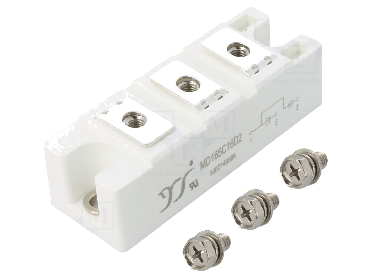 Modul diodă 1,6kV, 165A, dubli în serie - YANGJIE TECHNOLOGY