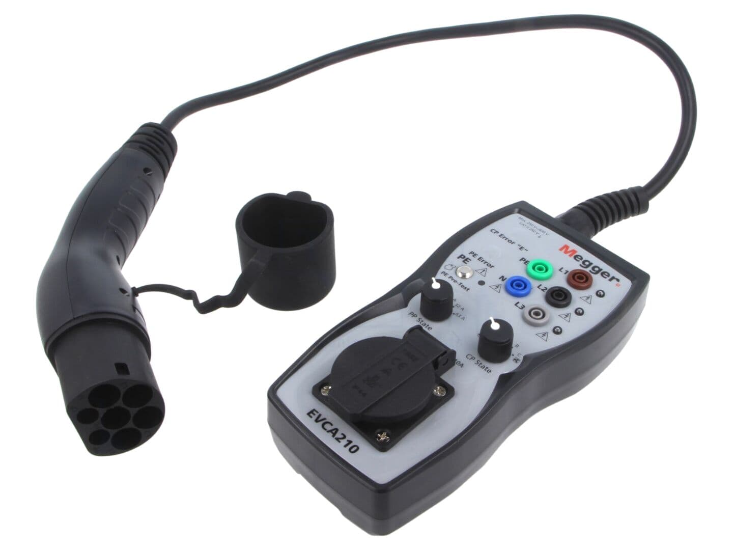 Kit adaptoare de testare MEGGER, IP54, 10A, pentru stații de încărcare EV