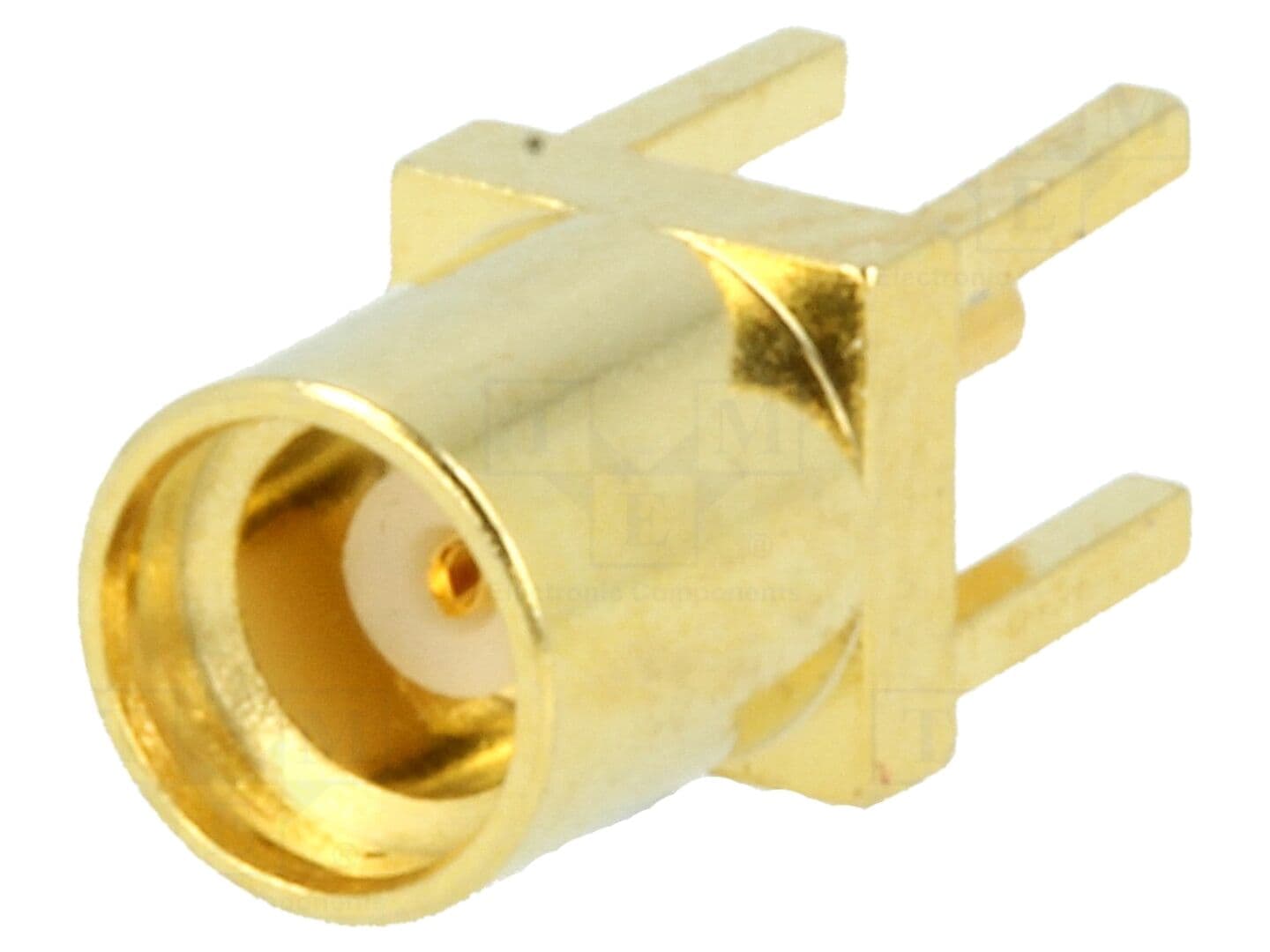 Conector MMCX mamă drept THT