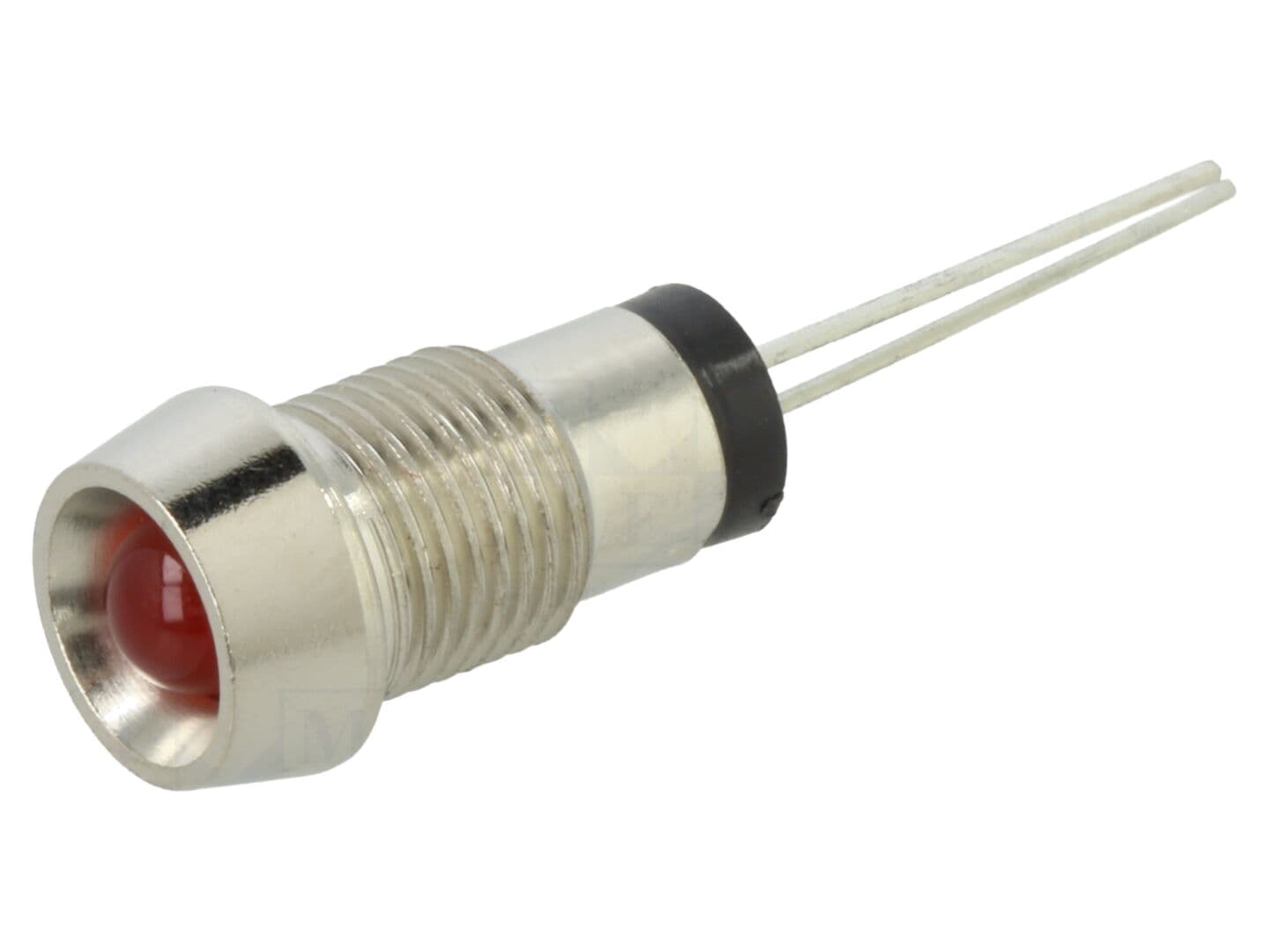 Lampă LED concav roșie 2,1VDC Ø8mm BIVAR