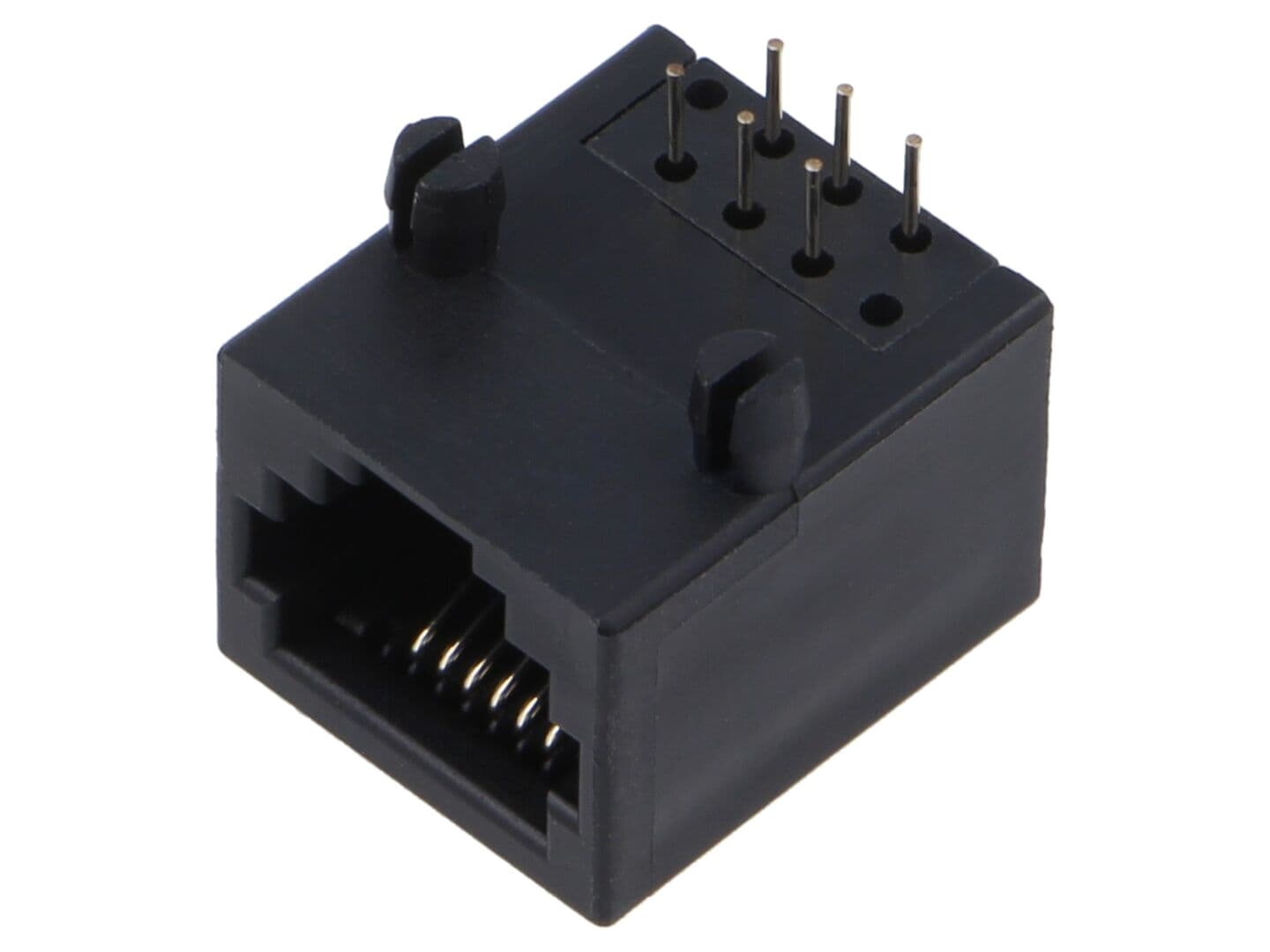Conector RJ12 soclu 6p6c THT unghi 90°