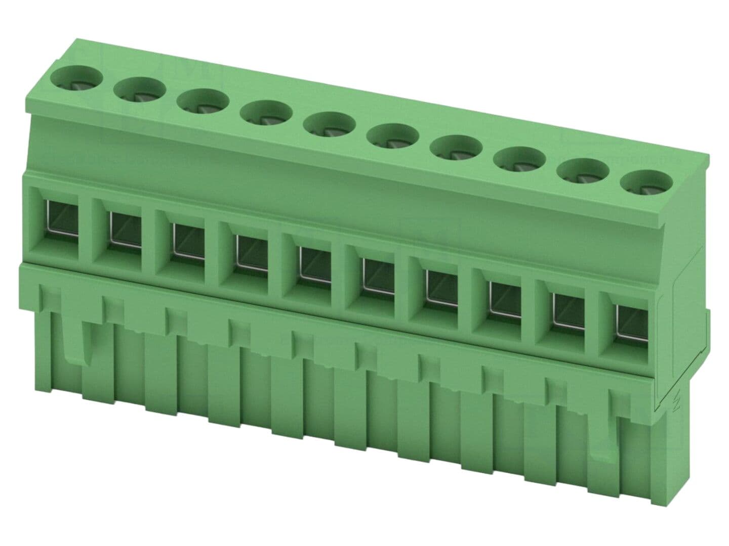 Conector regletă de conexiuni deconectabilă COMBICON M, 10 pini, 12A