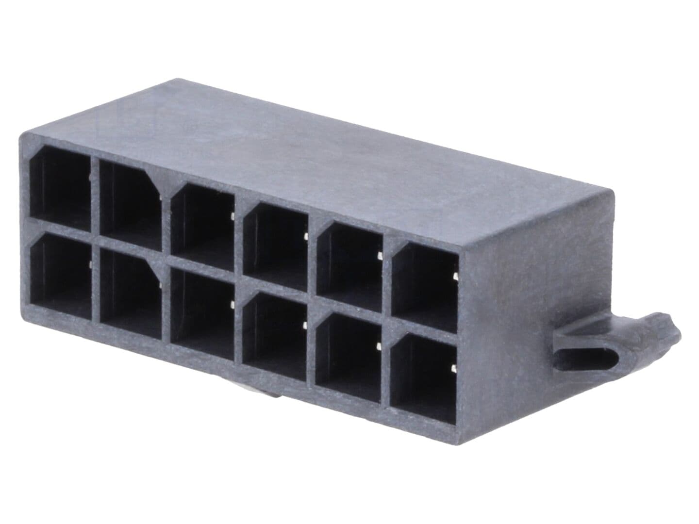 Conector Mega-Fit 12 pini tată, 600V, pentru cablu-placă, MOLEX