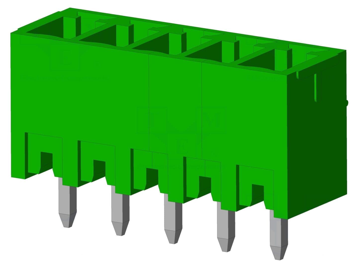 Conector tată 5 pini, 3,81 mm