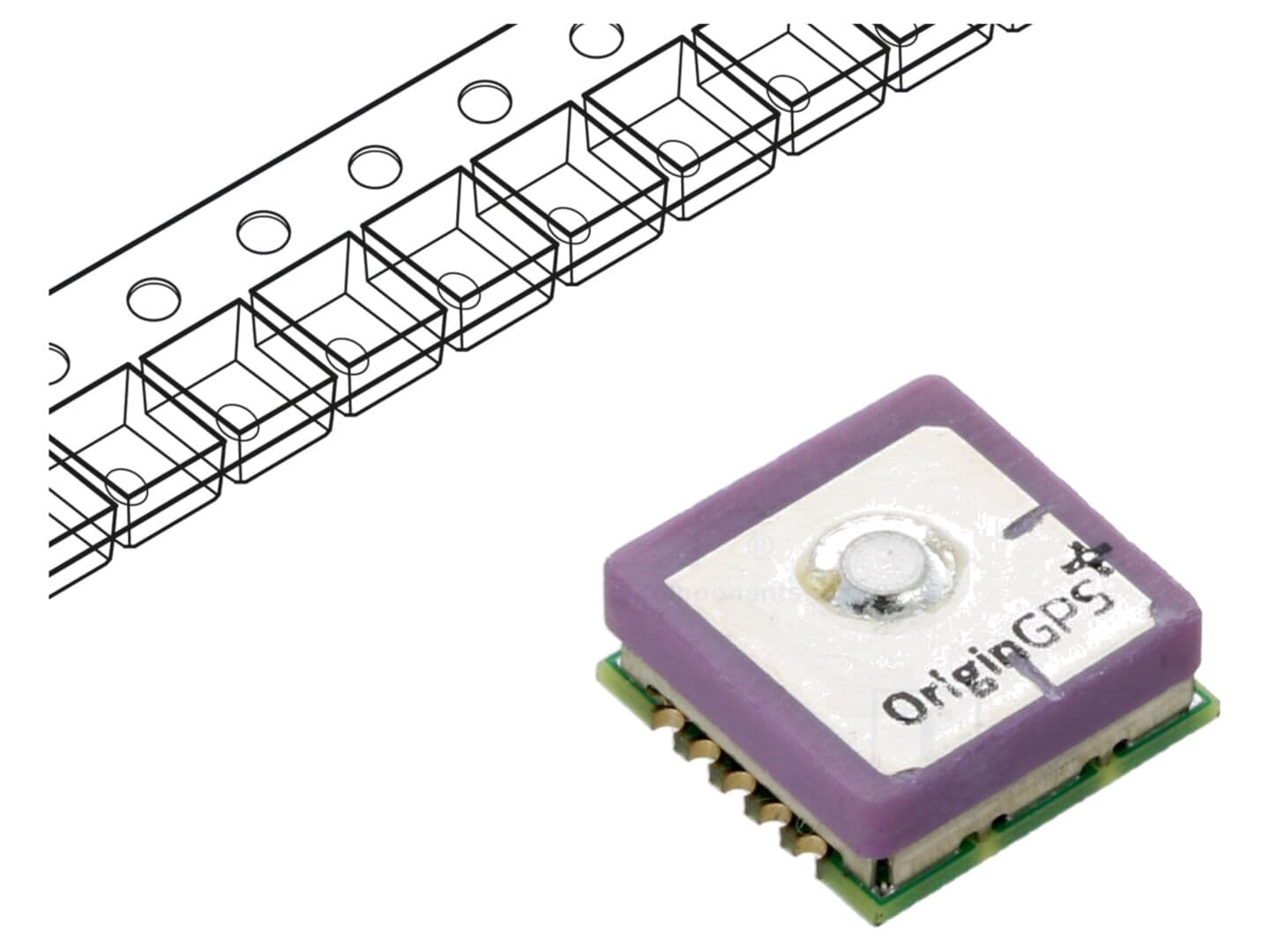 Modul GNSS NMEA RTCM ±1,9m