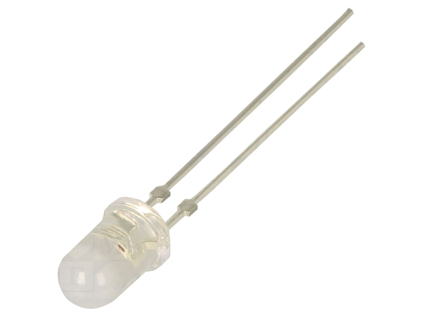 LED portocalie 5mm THT - 3000mcd, unghi 100°
