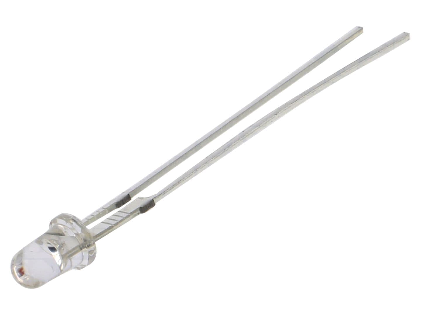 LED Roșu 3mm 100000mcd 15° Convex OPTOSUPPLY OS5RKA3A11P 2,3-2,8VDC