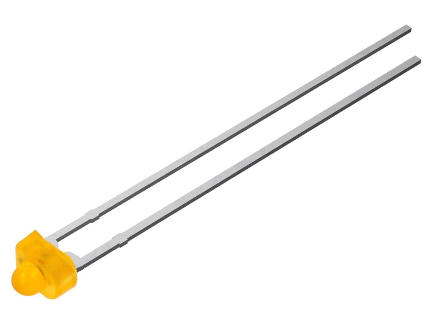 LED portocaliu 1,8 mm, 750 mcd, 30°