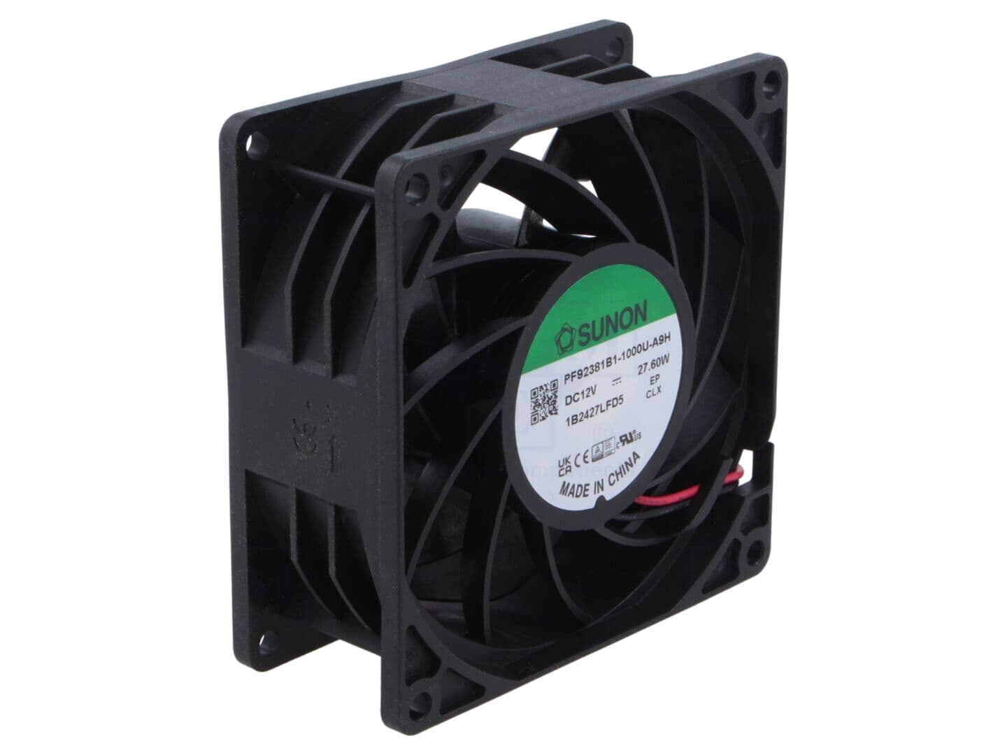 Ventilator axial 12VDC 92x92x38mm 234,63m3/h 68,5dBA bilă - Ventilator axial 92mm 12VDC
