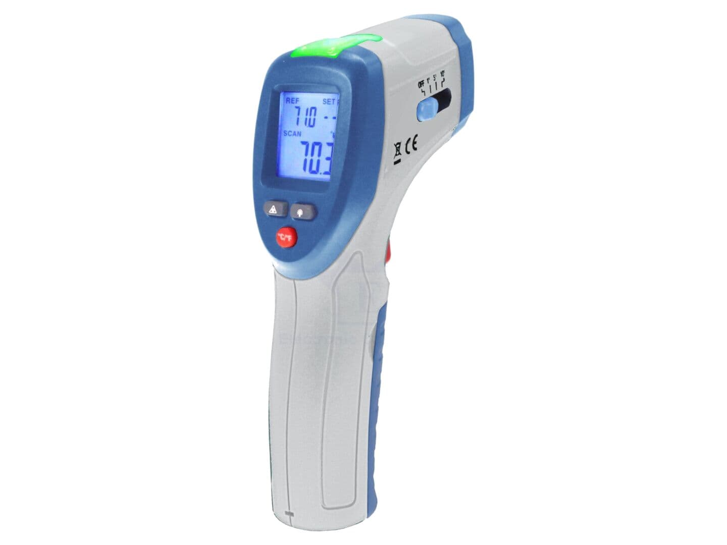 Pirometru PEAKTECH P 4945 - Temperaturi -50÷380°C, LCD 3,5 cifre