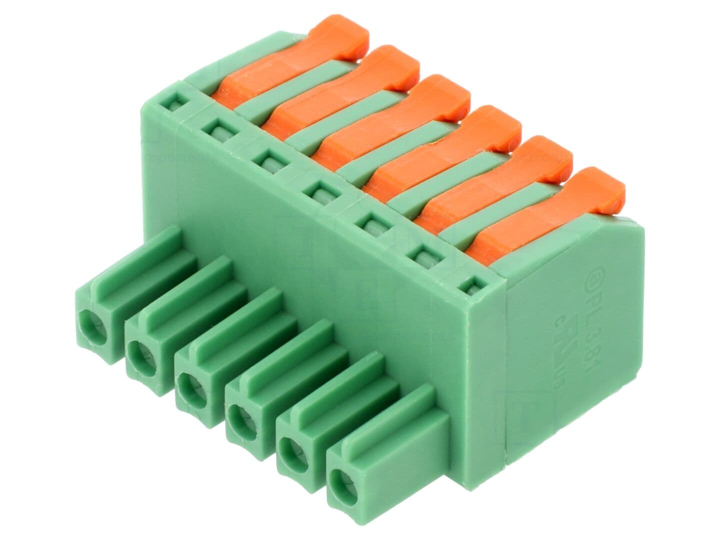 Conector regletă de conexiuni deconectabilă mamă 10A, 6 pini