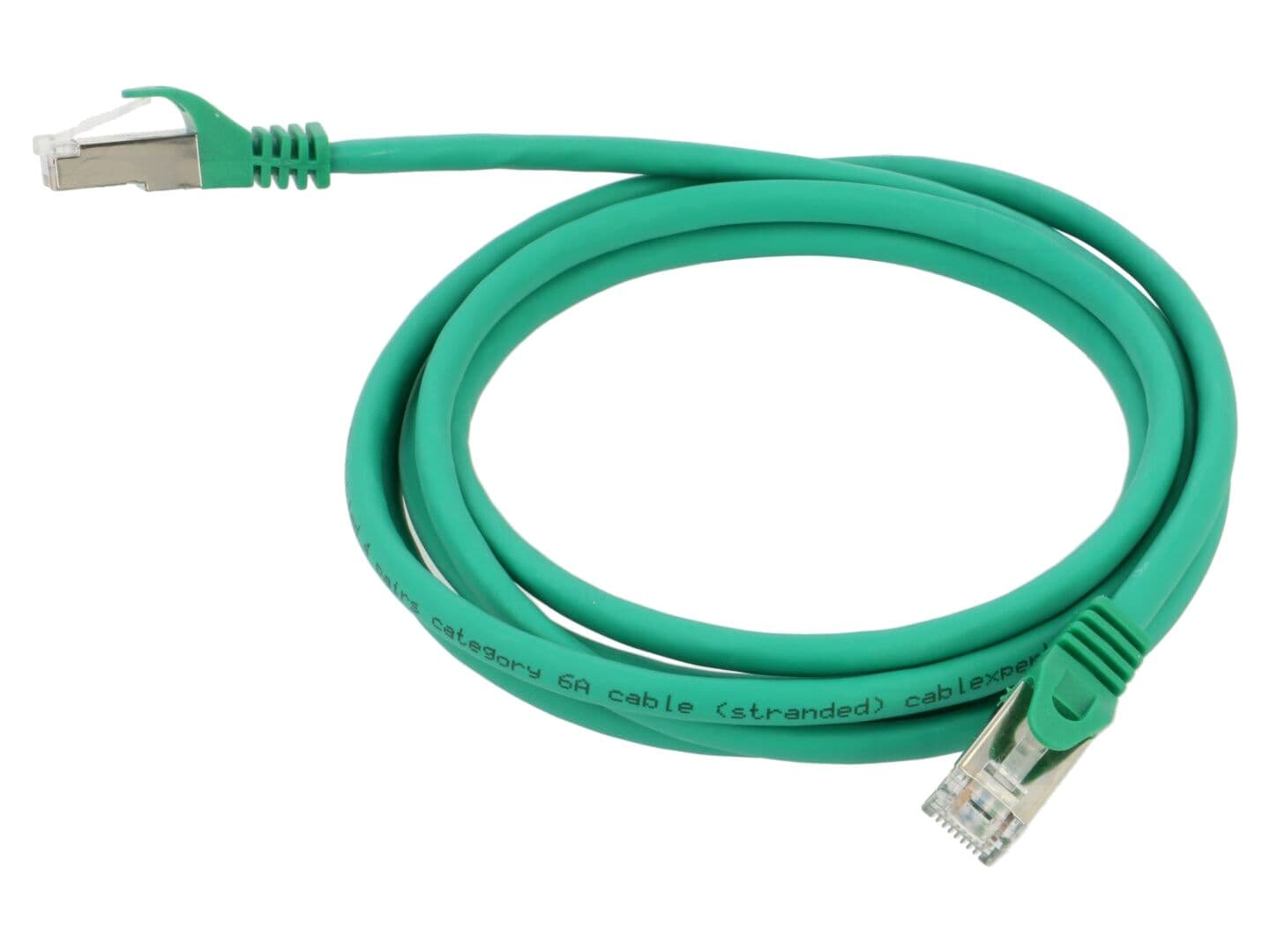 Patch Cord RJ45 S/FTP Cat 6a LSZH GEMBIRD 2m PP6A-LSZHCU-G