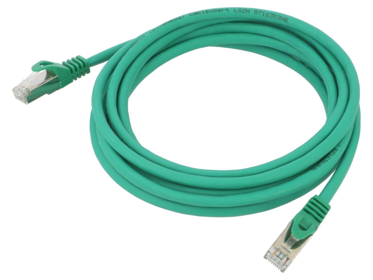 Patch Cord RJ45 S/FTP Cat 6a LSZH GEMBIRD 3m PP6A-LSZHCU-G