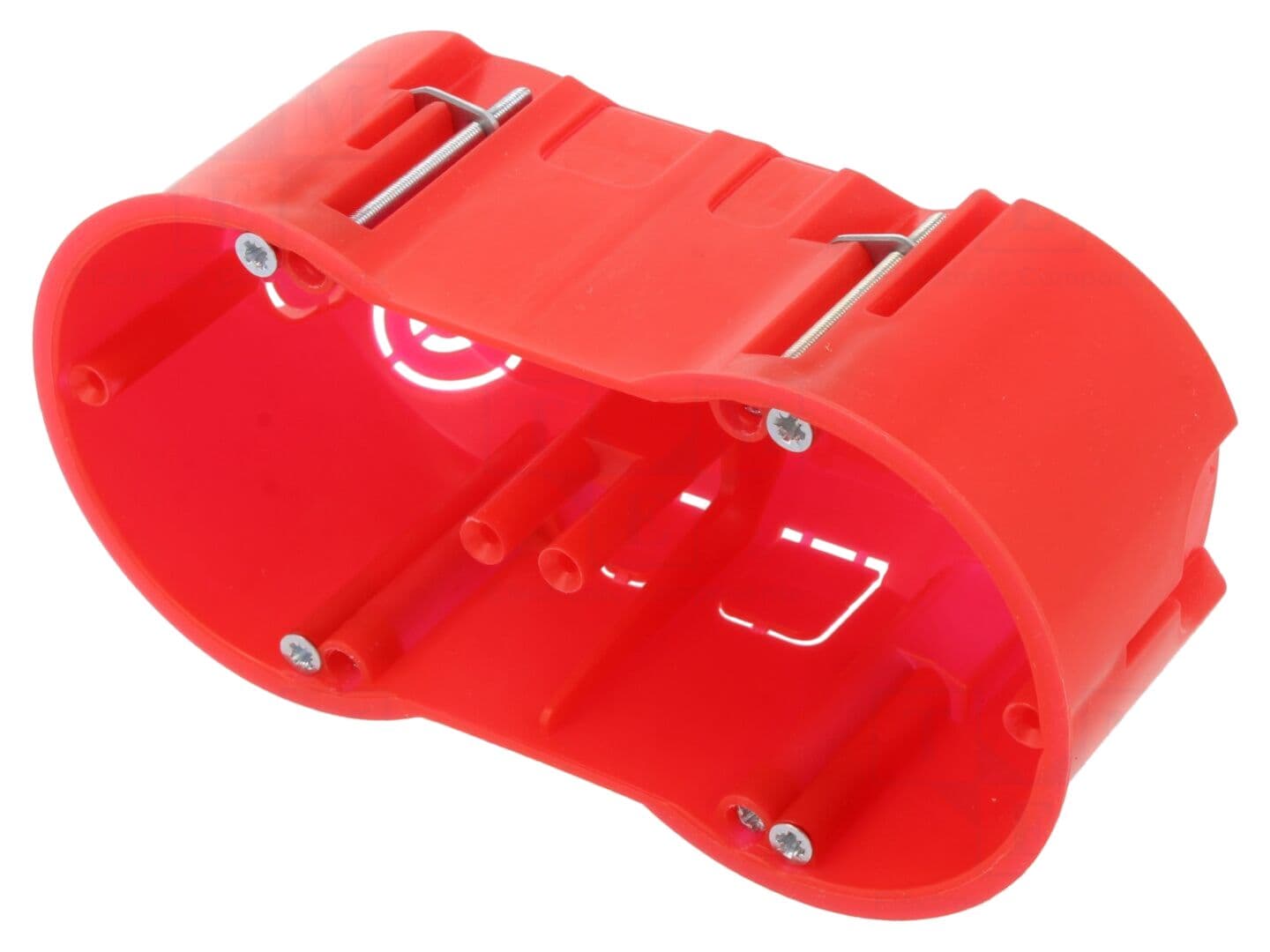 Cutie electrică în perete, dublă, IP30, Ø68 mm, H60 mm
