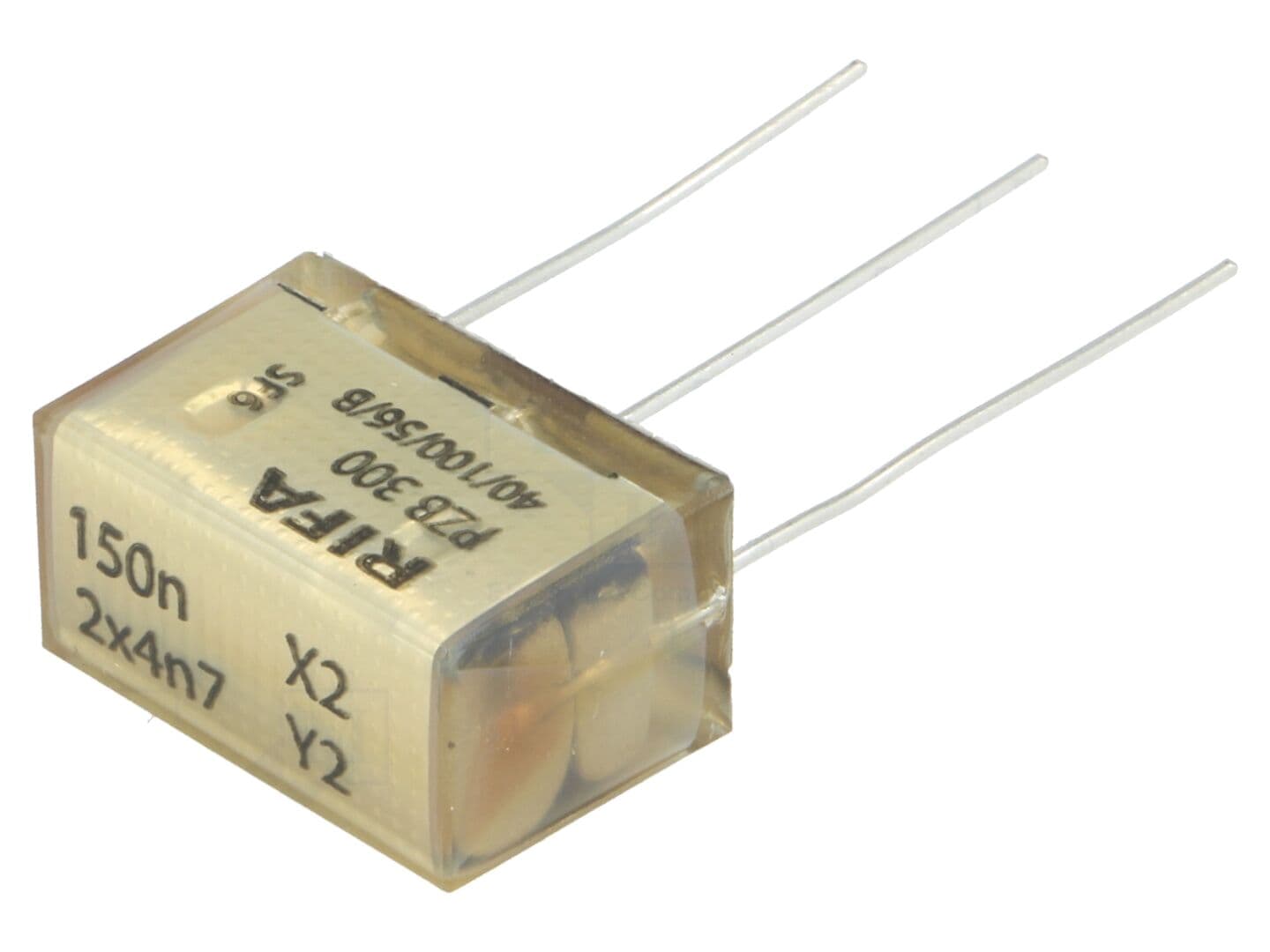 Filtru anti-interferenţe KEMET, 150nF, THT, 275V AC