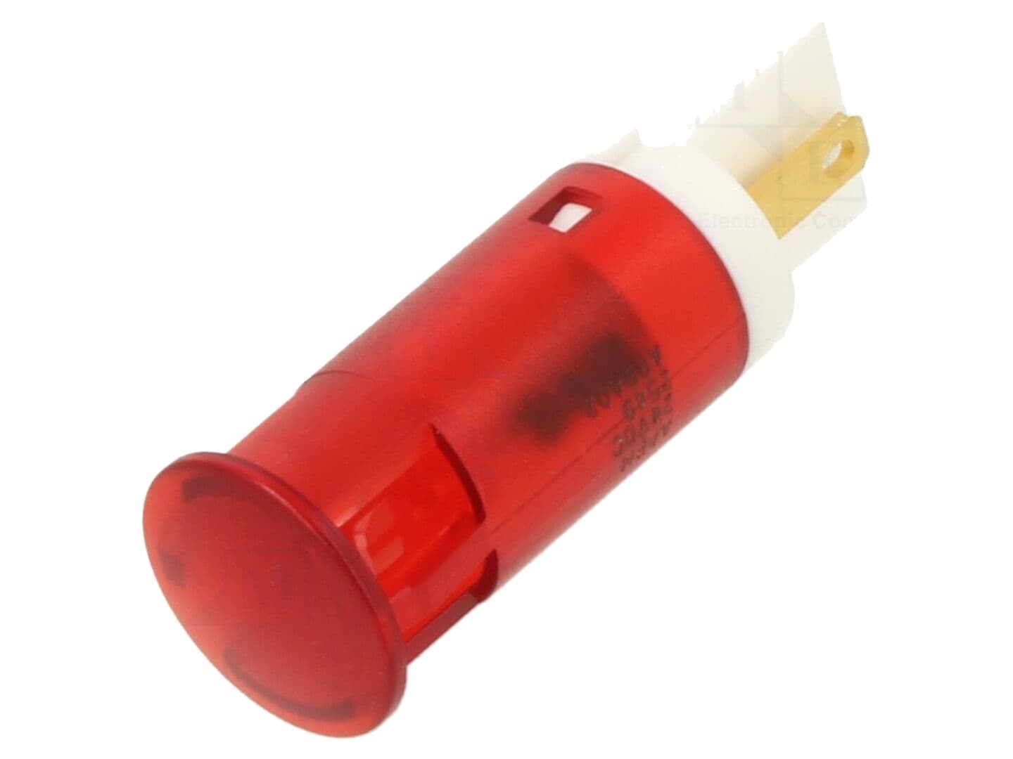 Lampă de control LED roşie Ø12mm, 24V DC, plată - APEM