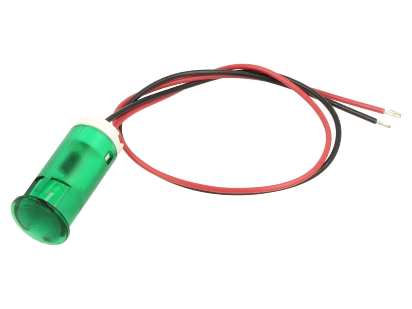 Lampă de control LED verde deschis Ø12mm, 220V AC - APEM
