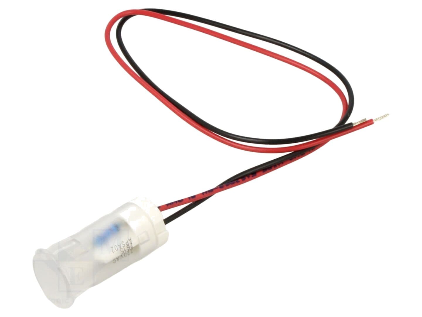 Lampă de control LED albă Ø12mm, 220V AC, APEM