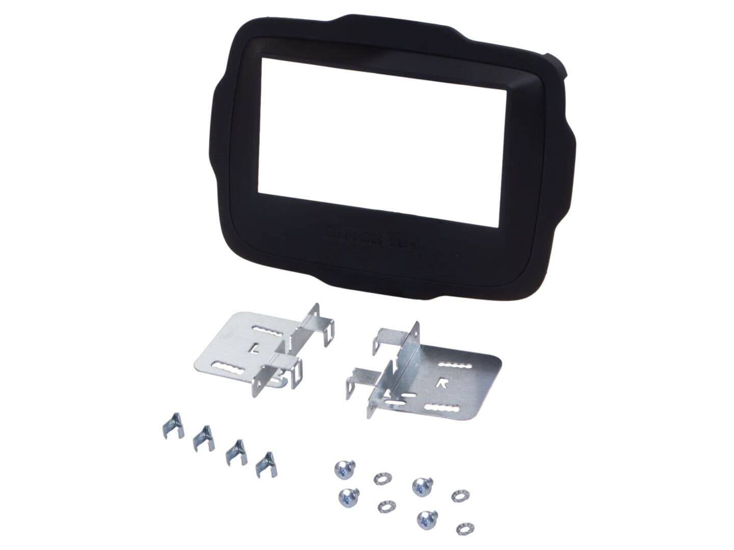 Cadru radio 2 DIN negru pentru Jeep Renegade - PER.PIC.