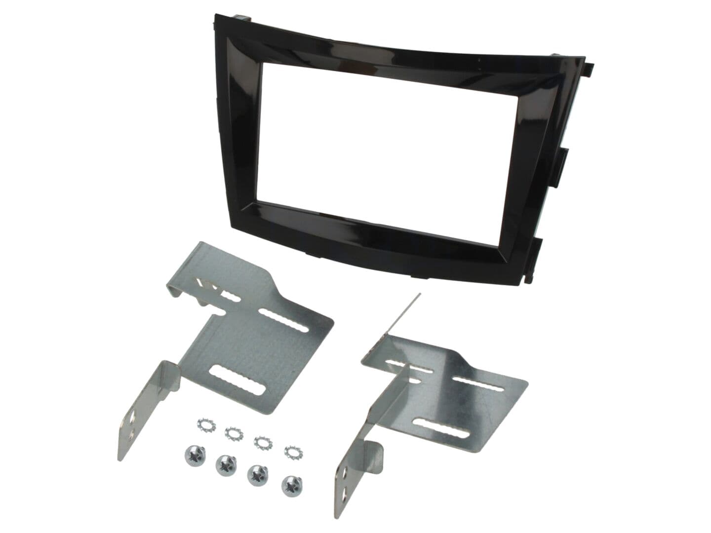 Cadru radio 2 DIN negru pentru SsangYong Tivoli - PER.PIC.