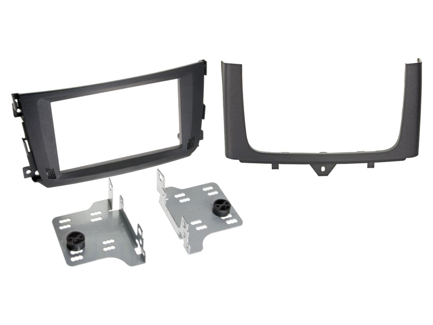 Cadru radio 2 DIN negru pentru Smart ForTwo 2010-2015