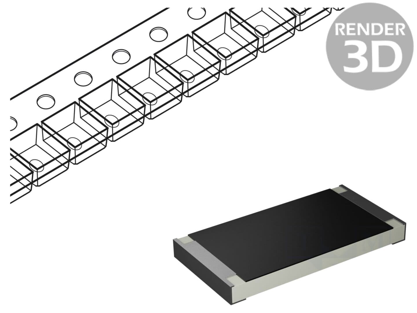 Rezistor: thick film; 470Ω; SMD; 2512; 1W; ±1%; 200V; -55÷155°C