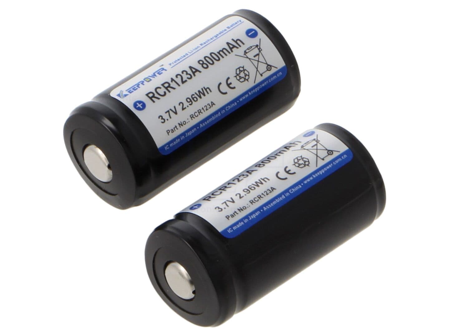 Baterie Li-Ion KEEPPOWER RCR123A - Acumulator Reîncărcabil de Înaltă Performanță