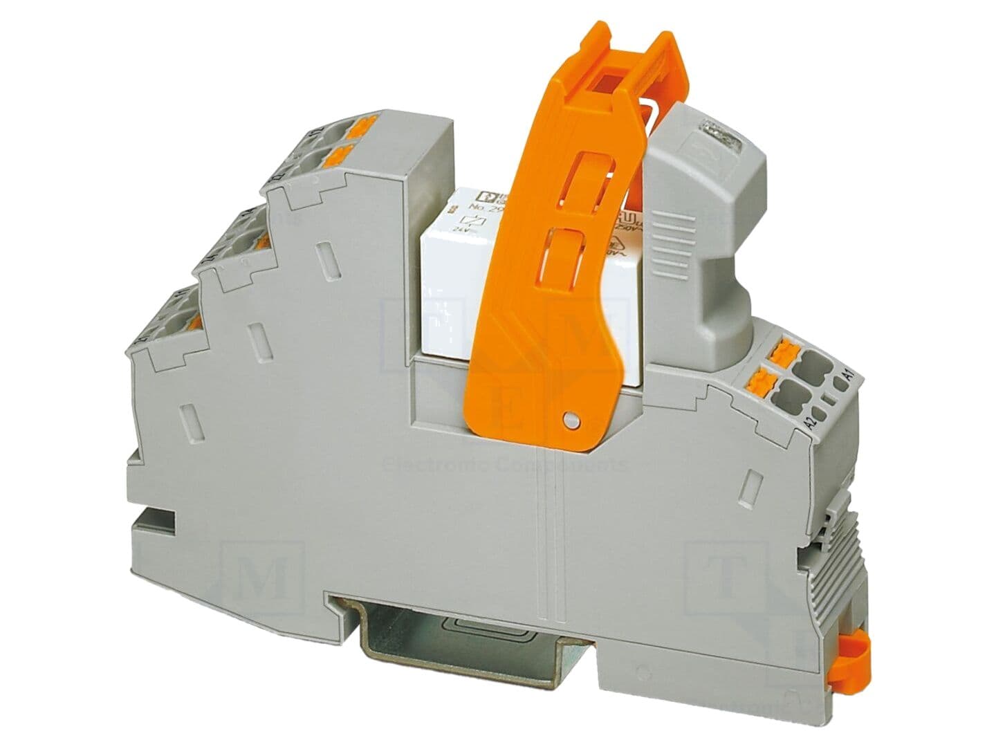 Releu interfaţă DPDT 24VAC, 8A, pentru şină DIN - PHOENIX CONTACT