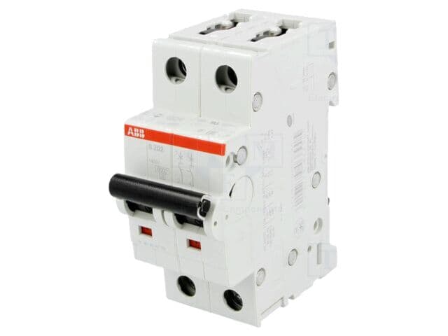 Întrerupător de supracurent ABB S200 - 400VAC, 3A, 2 poli