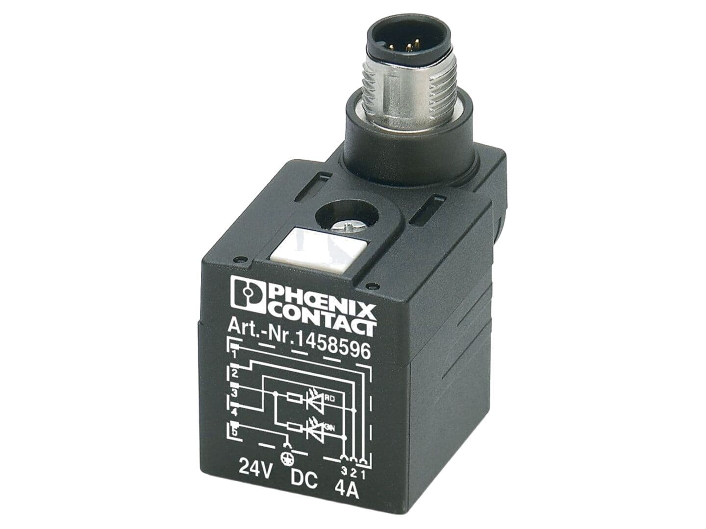 Adaptor M12 tată, conector valvă format A, 5 pini, drept