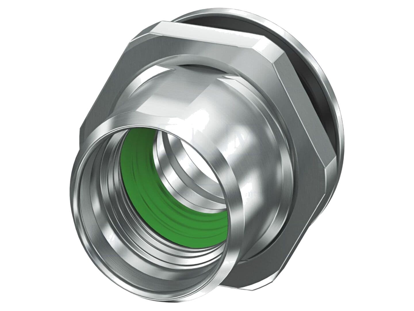 Carcasă M12 pentru conectori THR, nichelat, filet M16x1