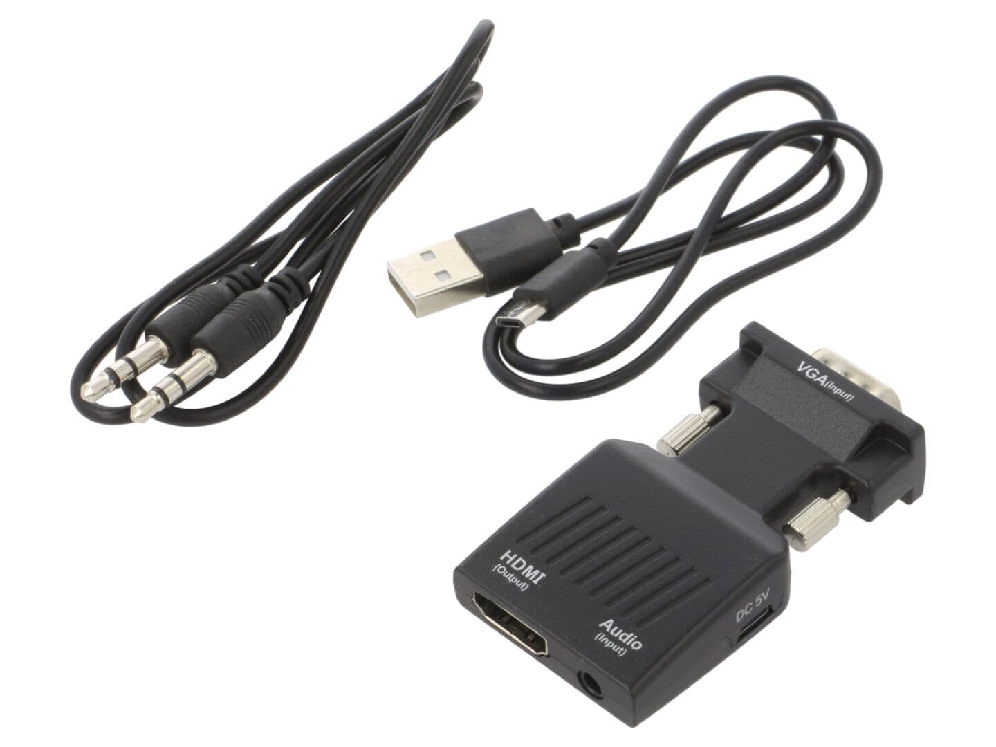 Convertor HDMI 1.4 Full HD 1080p Negru SAVIO