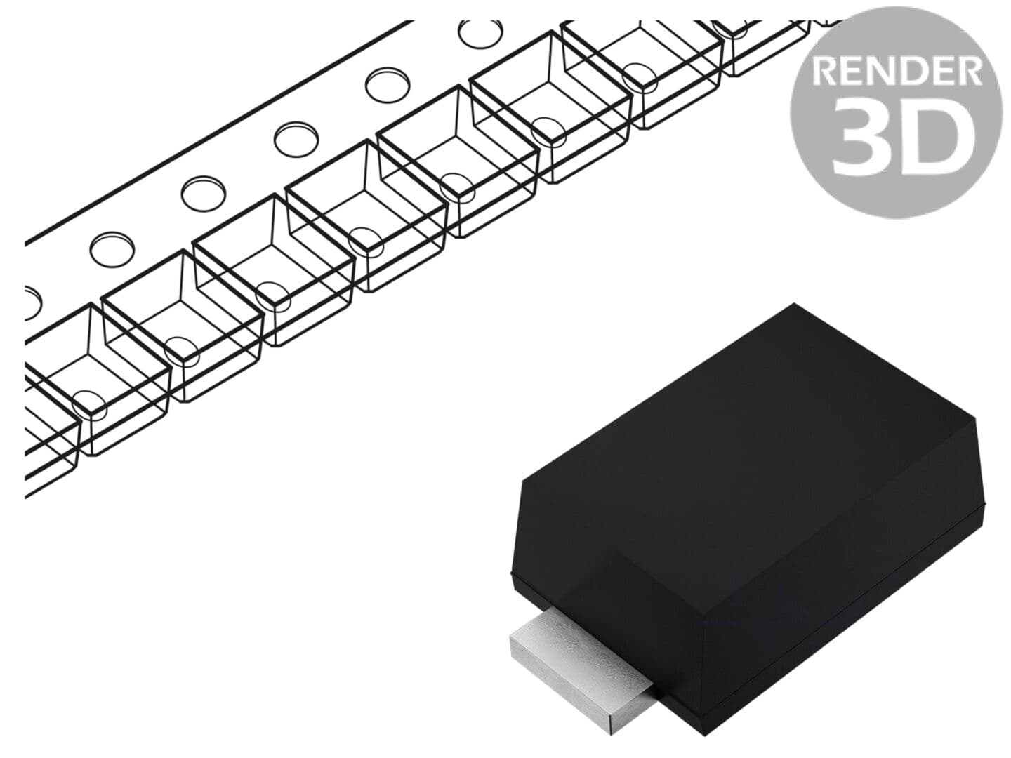 Diodă Schottky PowerDI®123 40V 3A SMD - DIODES INCORPORATED