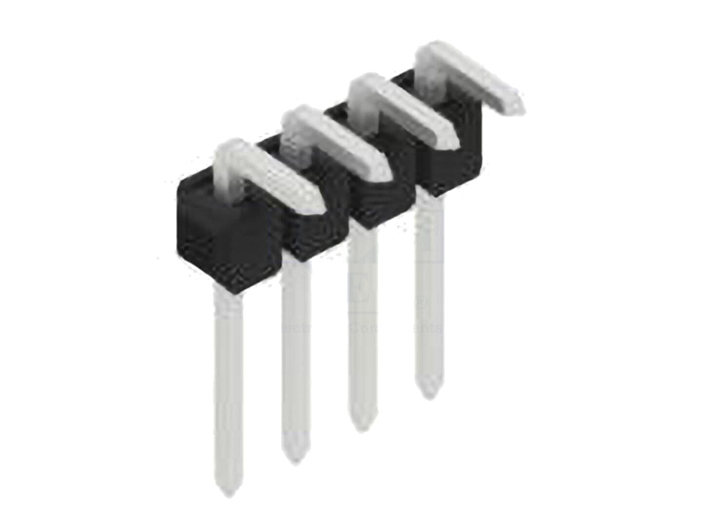 Conector şir pini 4 pini THT 3A