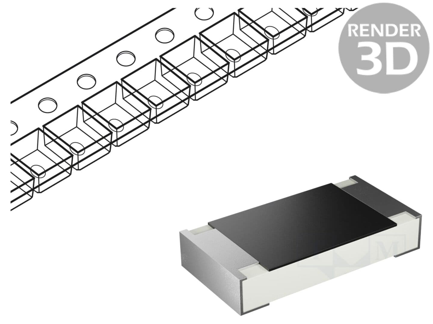 Rezistor SMD 11Ω 1206, 0,25W, ±5%