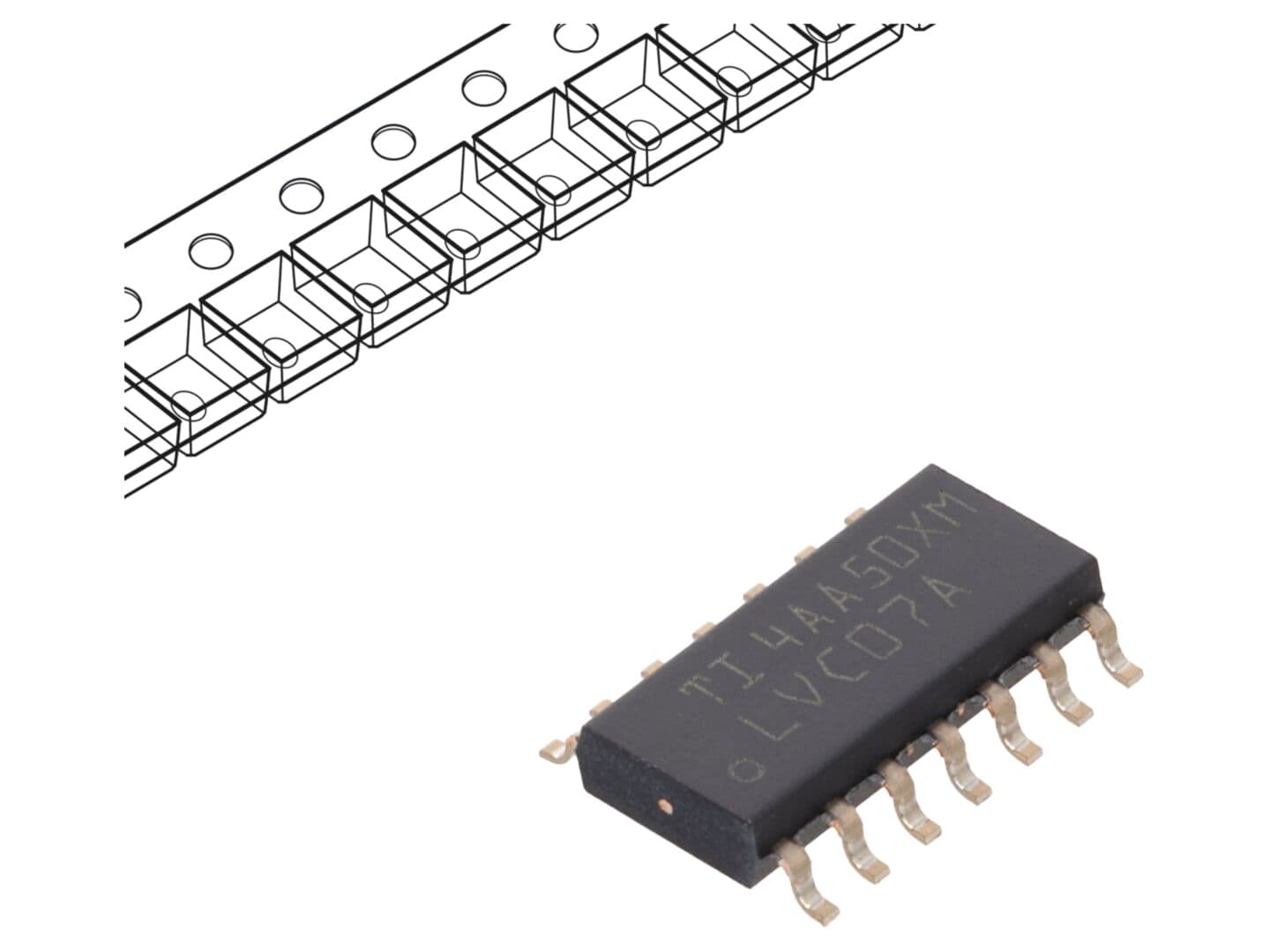 Circuit Integrat Digital Texas Instruments SN74LVC07ADR - IC Performant