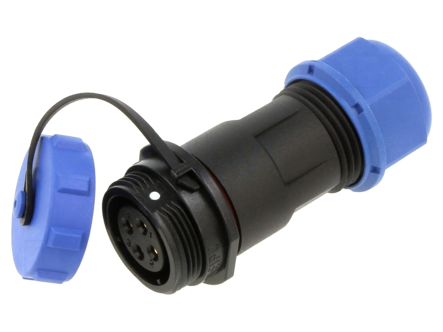 Conector circular mamă 4 PIN IP68 SP17 - 15A/500V