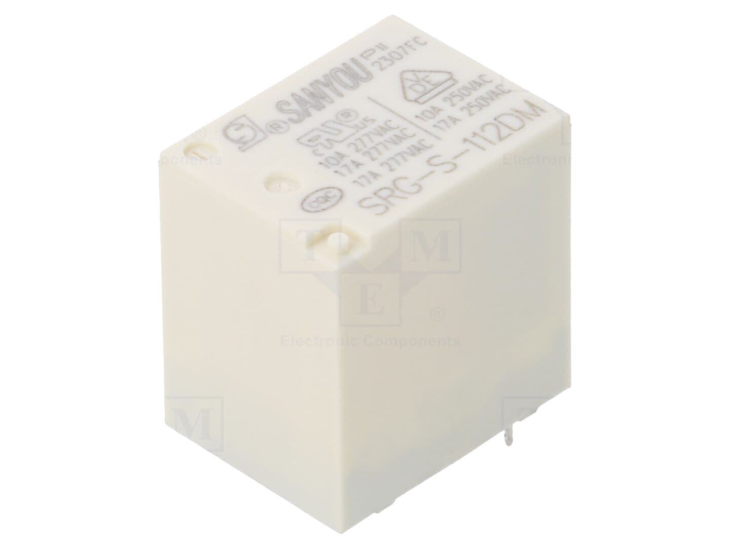 Releu electromagnetic SANYOU SRG - 12VDC, 17A, SPST-NO