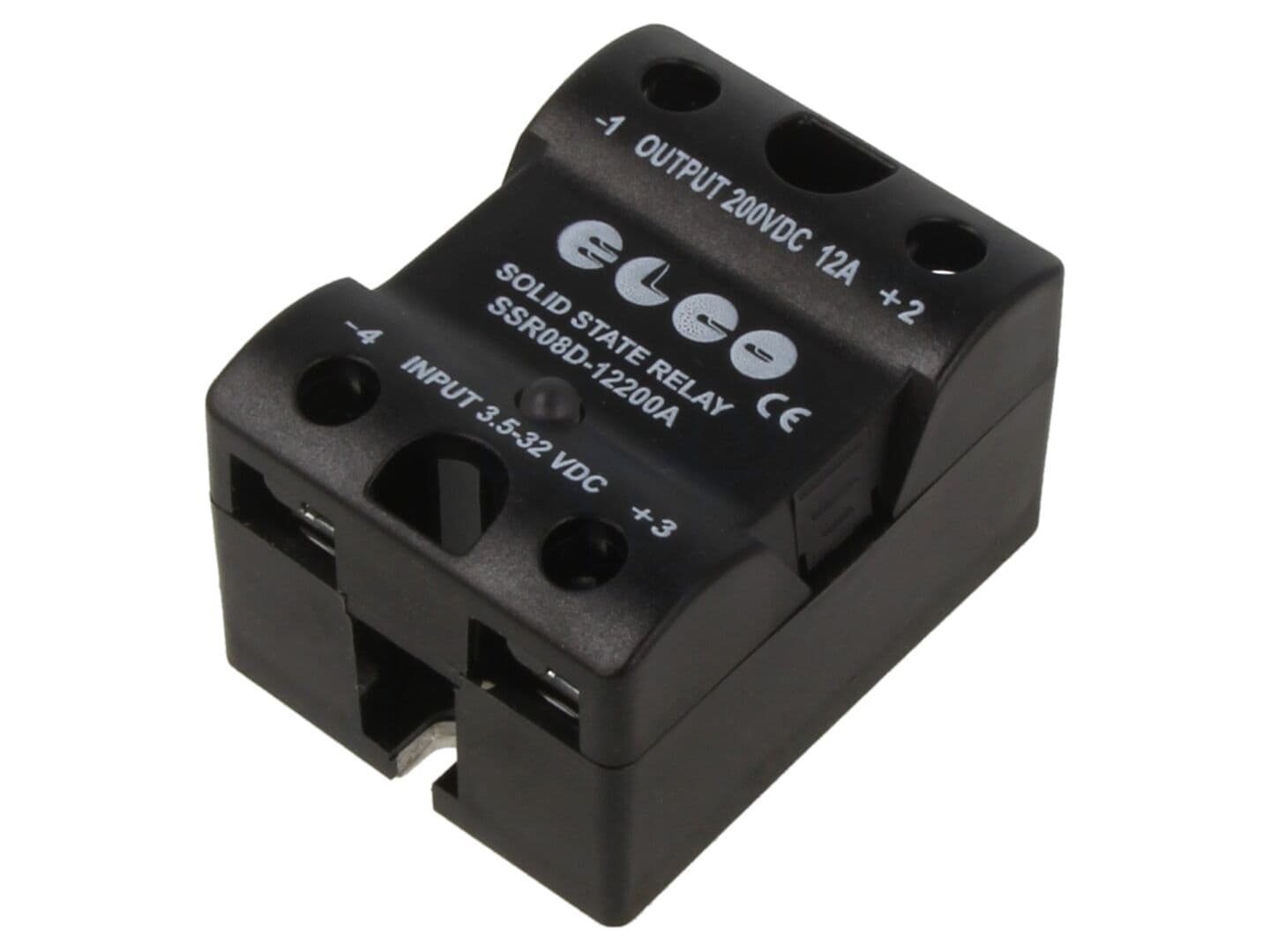Releu semiconductor SSR08D - 12A, 3,5÷32VDC, 3÷200VDC