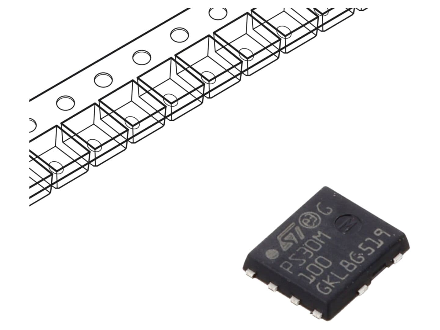 Diodă Schottky SMD 100V 30A PowerFLAT 5x6 - STMicroelectronics