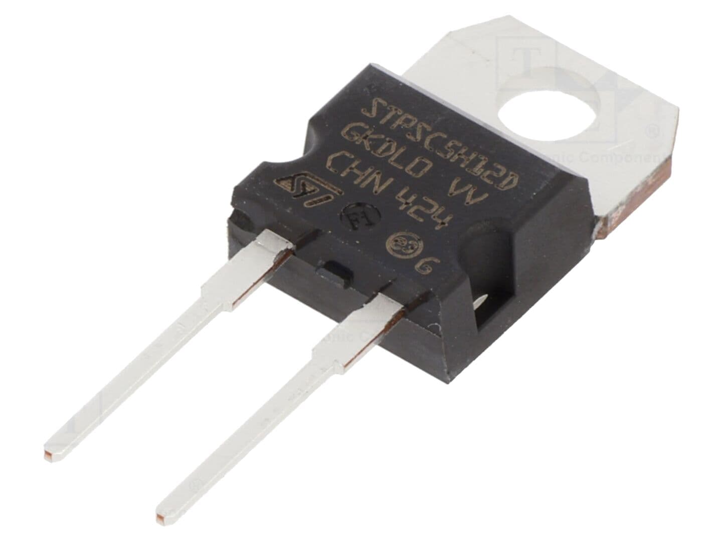 Diodă Schottky SiC 1,2kV 10A TO220AC STMicroelectronics STPSC5H12D