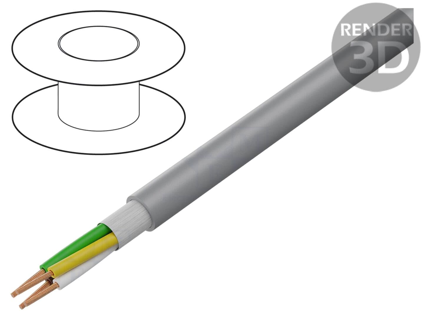 Cablu de control SUPERTRONIC 310-PVC 4x0,14 mm², PVC, neecranat