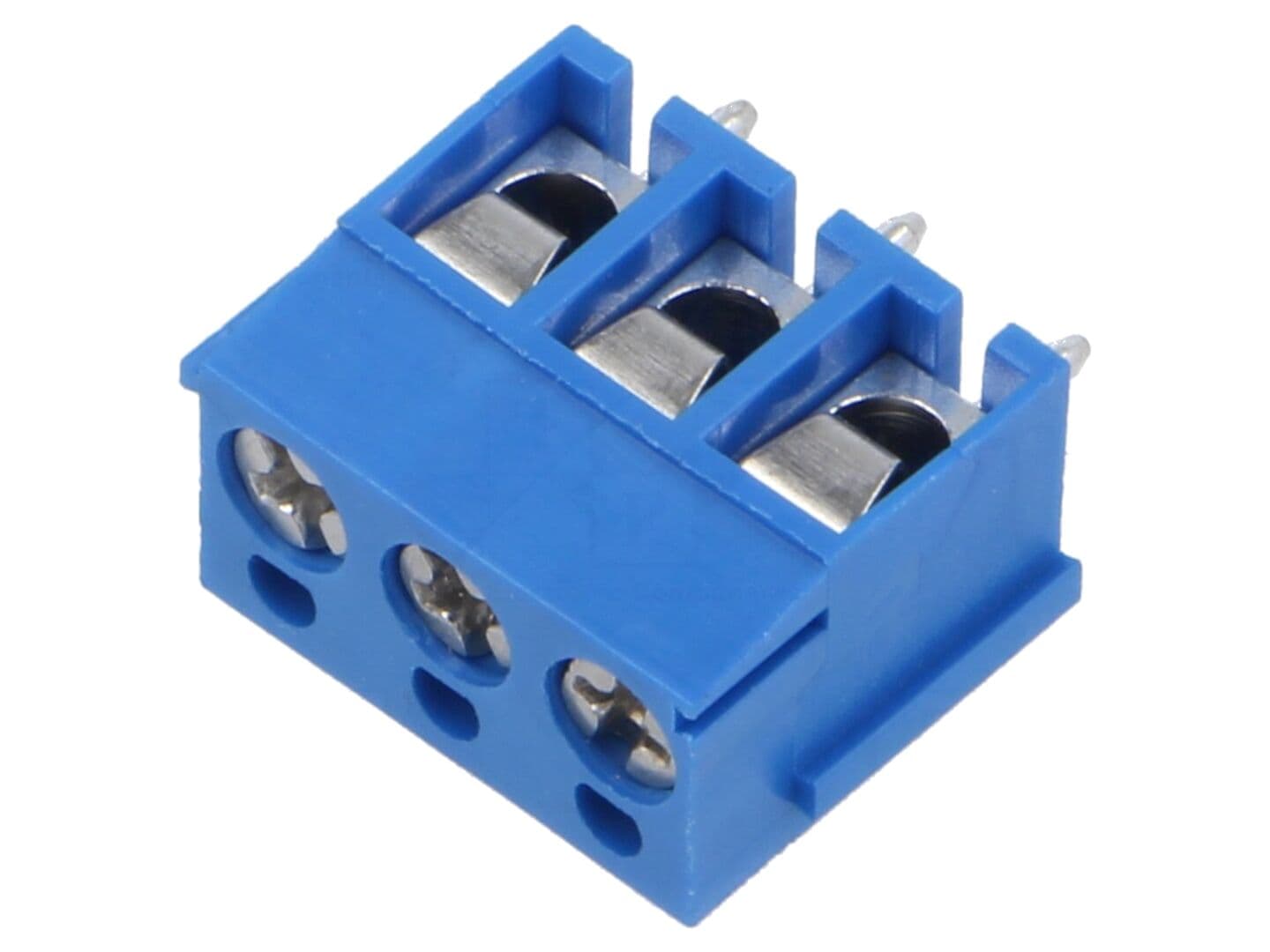 Conector regletă GCT 3 pini 15A 300V pentru PCB, terminal cu șurub, pas 5mm