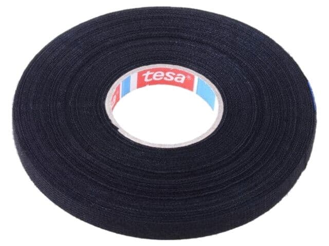 Bandă textilă TESA 51618 - 9mm lățime, 25m lungime, izolare fonică excelentă